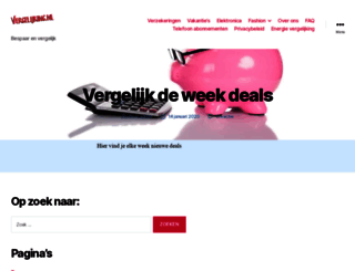 vergelijking.nl screenshot