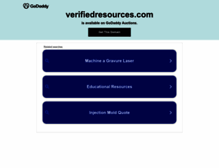 verifiedresources.com screenshot