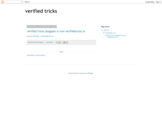 verifiedtricks.blogspot.com screenshot