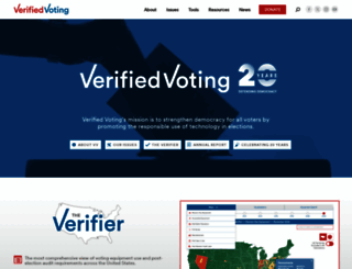 verifiedvoting.org screenshot
