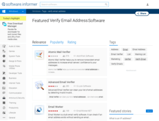 verify-email-address.software.informer.com screenshot