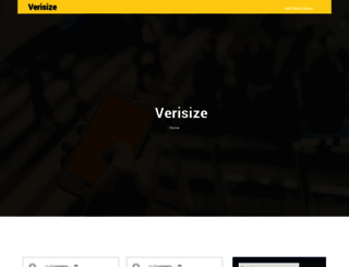 verisize.com screenshot
