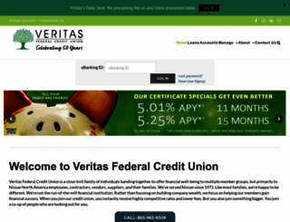 veritasfcu.org screenshot