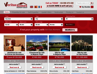 veritashomes.co.uk screenshot