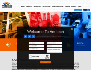 veritech.in screenshot