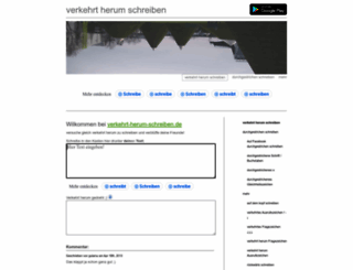 verkehrt-herum-schreiben.de screenshot