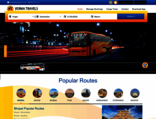 vermabus.com screenshot