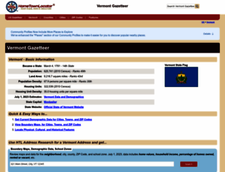vermont.hometownlocator.com screenshot