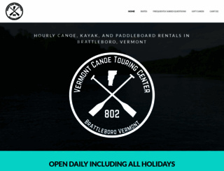 vermontcanoetouringcenter.com screenshot