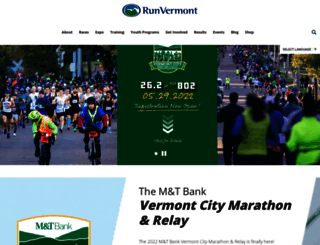 vermontcitymarathon.org screenshot
