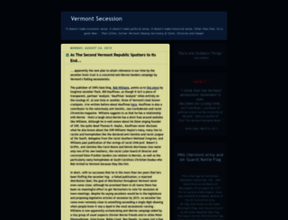 vermontsecession.blogspot.com screenshot