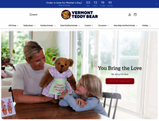 vermontteddybear.com screenshot