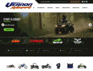vernonmotorsports.com screenshot
