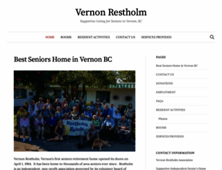 vernonrestholm.com screenshot