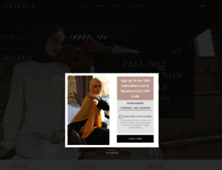 verona-collection.com screenshot