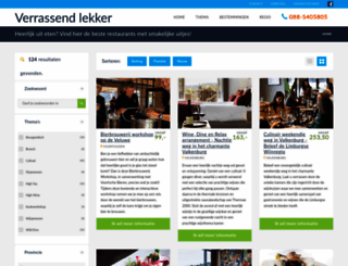 verrassendlekker.nl screenshot
