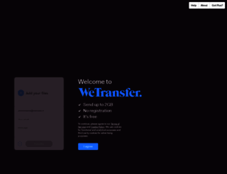 versace.wetransfer.com screenshot