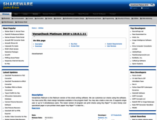 versacheck-platinum-2010.sharewarejunction.com screenshot