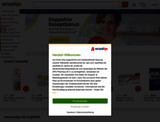 versandapo.com screenshot