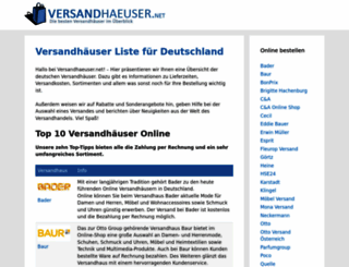 versandhaeuser.net screenshot