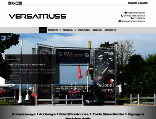 versatruss.com screenshot