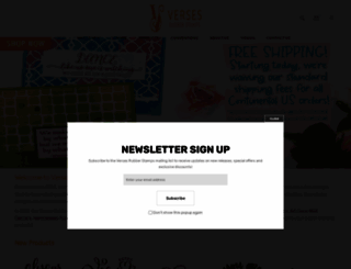 versesrubberstamps.com screenshot