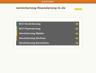 versicherung-finanzierung-in.de screenshot