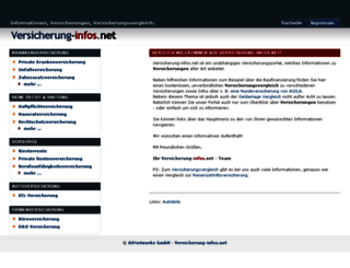 versicherung-infos.net screenshot