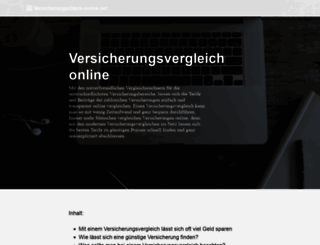 versicherungscheck-online.net screenshot