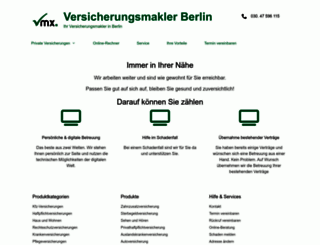 versicherungsmakler-berlin.net screenshot