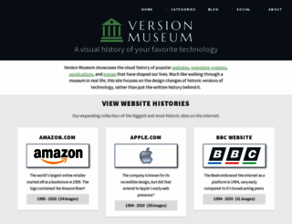 versionmuseum.com screenshot