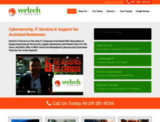 vertech.co.nz screenshot