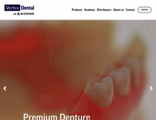 vertex-dental.com screenshot
