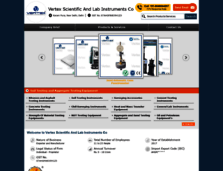vertexscientific.com screenshot