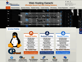 vertexwebspace.com screenshot