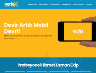 vertexyazilim.com screenshot