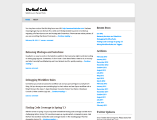verticalcode.wordpress.com screenshot