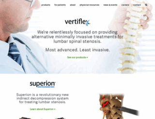 vertiflexspine.com screenshot