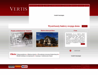 vertis-construction.pl screenshot