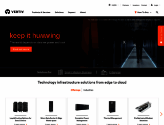 vertivco.cn screenshot