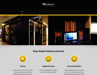 verus-audio.com screenshot