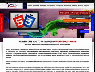 verussolutions.in screenshot