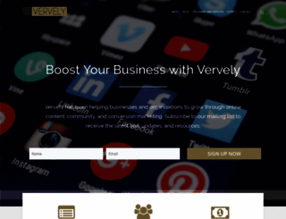 vervely.com screenshot