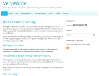 vervewrite.com screenshot