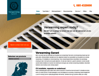 verwarming-garant.nl screenshot