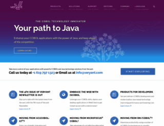veryant.com screenshot