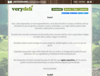 verydeli.com.ar screenshot
