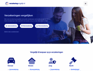 verzekeringvergelijk.nl screenshot
