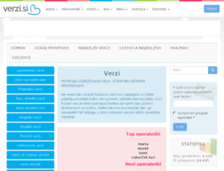 verzi.si screenshot