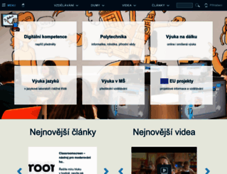 veskole.cz screenshot